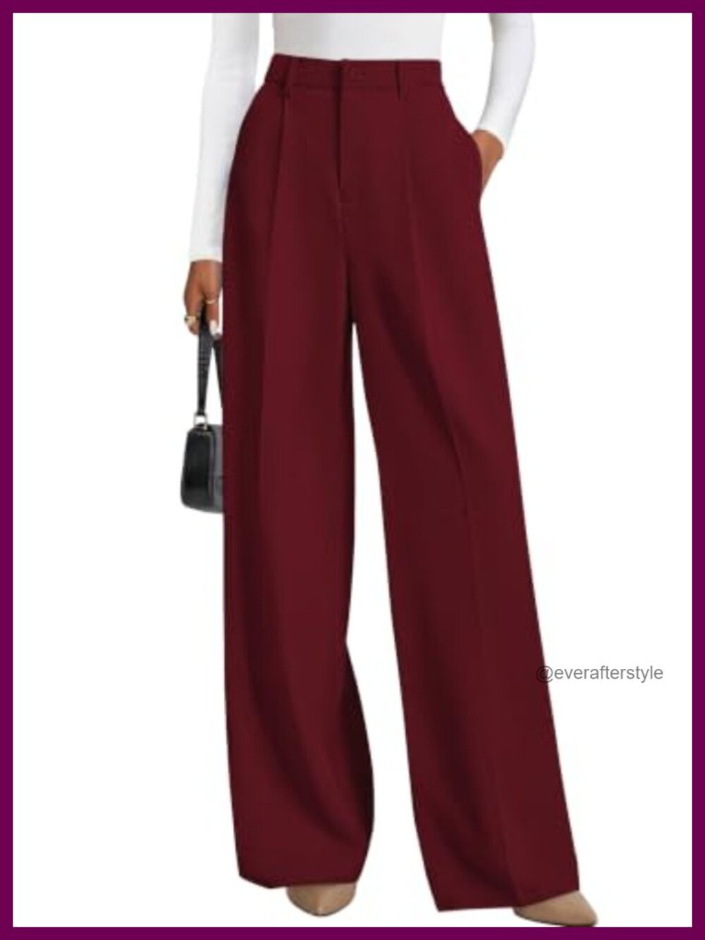 Women's Flowy Wide Leg Pants High Waist Pockets
